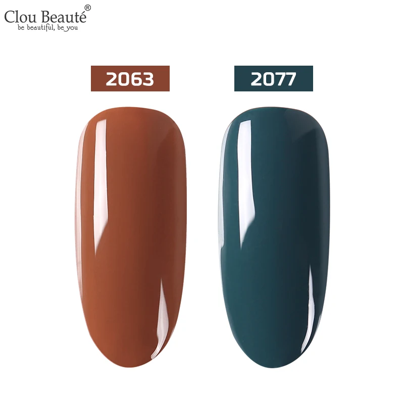 2063 2077 Clou Beaute 2 шт./лот УФ-гель для ногтей 15 мл чистый цвет ногтей Светодиодный УФ-гель для ногтей красный розовый впитывающий лак для ногтей Гибридный гель-краска - Цвет: 2063 2077