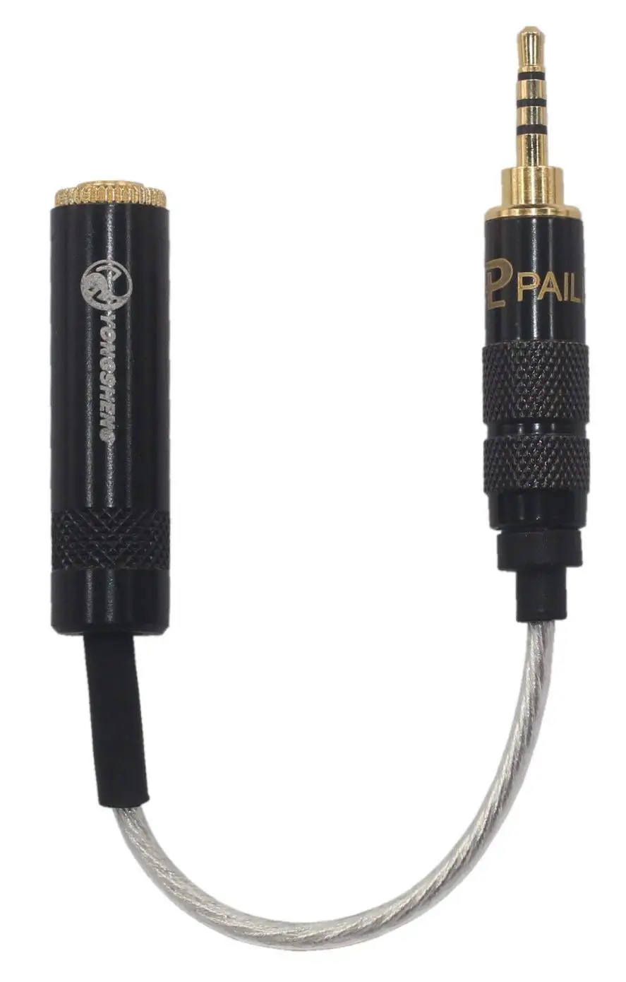 HiFi 2.5mm Balanced Male to 3.5mm Stereo Female Audio Connection Adapter Cable for Astell&ampKern AK100II AK120II AK240 AK380 |