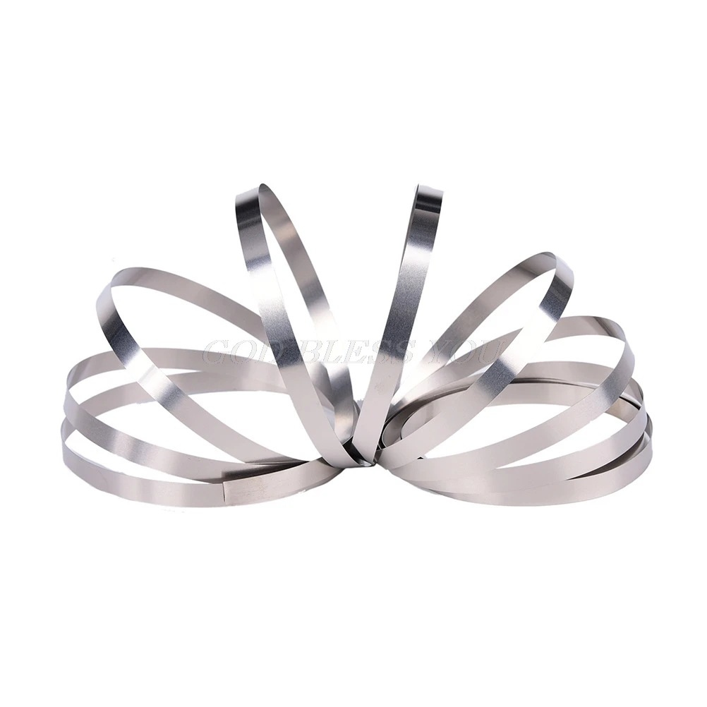 1Pcs 1M 8mm x 0.15 Pure Ni Plate Nickel Strip For Li 18650 Battery Spot Welding