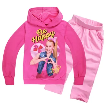 

Long Sleeve Hoodies Pants Set Jojo Siwa Sets Toddler Girls JOJO Siwa Baby Kids Sets Winter Clothes 2pcs Teen Girls Clothing