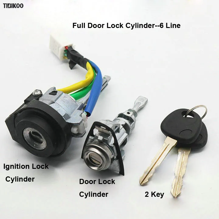 Full Car  Door Lock Cylinder for Kia K3  Left Front Door Ignition Lock Auto Cylinder