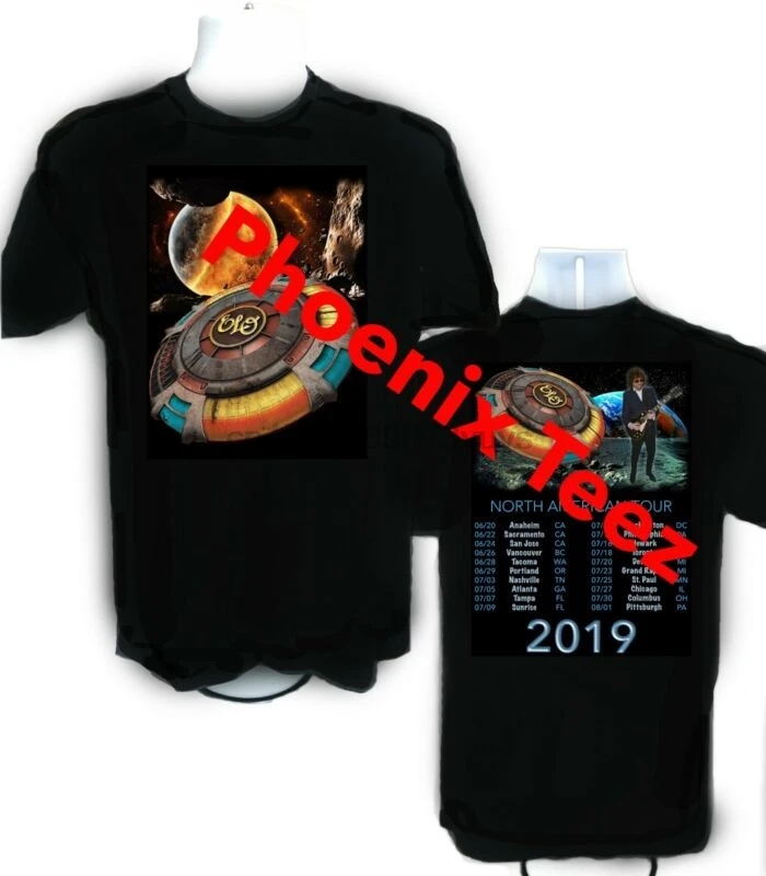 ELO 2019 футболка для концертного турнира новый электрический светлый оркестр