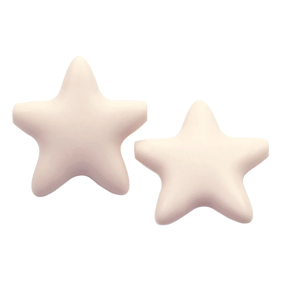 50 개/몫 실리콘 구슬 Joepada 스타 Teether BPA 무료 실리콘 Teething 구슬 씹는 Teething 목걸이 Teether 장난감