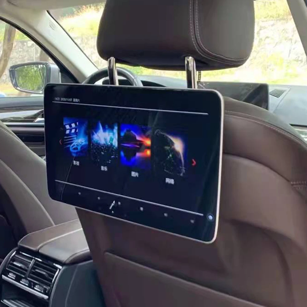 Reposacabezas de TV coche, soporte oculto de vídeo con pantalla táctil 4K, Android 13,3, 10,0 pulgadas, Monitor, WiFi, para BMW de coche| - AliExpress