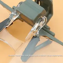 Высокое качество Портативный бескаркасная Складная лупа Handfree клип на прозрачное увеличительное стекло HD объектив Точные очки ювелирные изделия