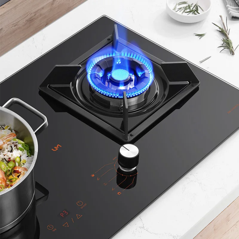 Gas Stove With Induction Cooker Timing Double 2000w 2200w Kitchen Gas Stove With Induction Cooker Timing