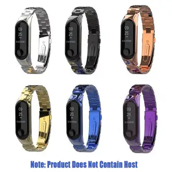

For Xiaomi Mi Band 3 Smart strap Milanese Stainless Steel Wrist Strap Metal Wristband Smart accessories