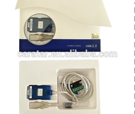 USB RS-232 Serial Adapter with LED Indicators 6ft USB 2.0 to Serial 9-pin DB9 RS-232 Adapter Cable with Thumbscrews ( FTDI Chip