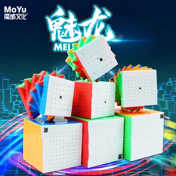 

MoYu Meilong 6x6 7x7 9x9 10x10 11x11 12x12 Stickerless Meilong-Magic-Cube High level Speed Puzzle Cubes Game Cubo Magico