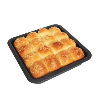 

Easy To Clean 8 Inch Square Bread Pan Non - Stick Black Bread Moulds Cake Tools Kitchen Tool Cake Pans Cookie Pans