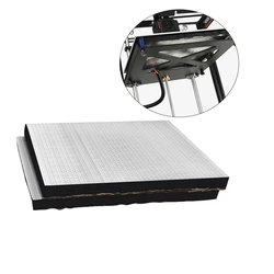 Socle chauffant avec feuille adhésive d'insolation thermique, autocollant, ouate, coton pour imprimante 3D Ender 3 Pro et Ender 5, 200, 220, 310 mm, 