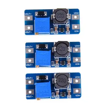 

3Pcs Input 2V-24V Dc-Dc 5V/9V/12V/28V Boost Converter Adjustable Step Up Power Supply Pcc Board Moudle Promotion