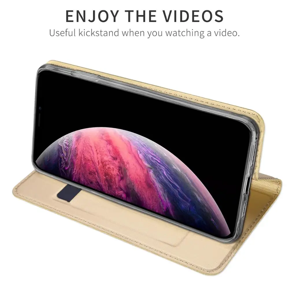 Флип чехол для Apple iPhone 11 Pro Max XS XR 8 7 6 6S Plus Мягкий бампер слот карт держатель кошелек