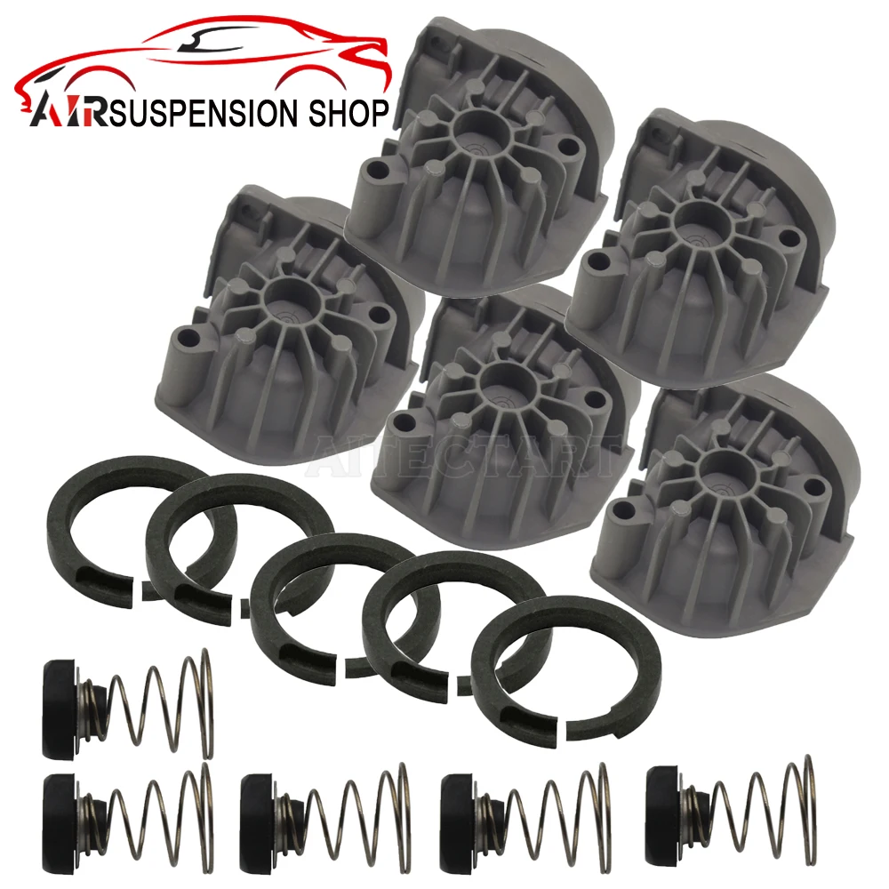 5x For Mercedes-Benz W220 E65 E66 A6 C5 A8 D3 XJ6 Air Compressor Pump Repair Kit Cylinder Head+Piston Ring+Spring 2203200104 | Автомобили