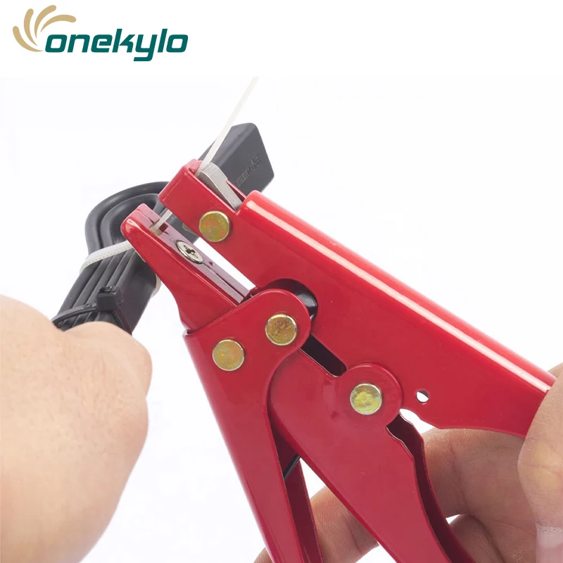 

Clamp Automatic Fastening Cutting Tool Special Cable Tie Gun Pliers for Nylon Cable tie pliers HS-519 2.4-9mm