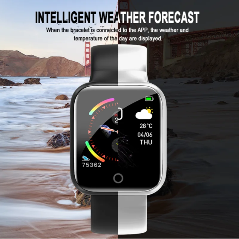 Nuevo reloj inteligente para hombres y mujeres reloj inteligente para Android IOS Electronic reloj inteligente rastreador de Fi