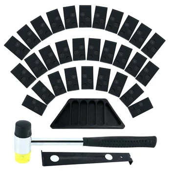 

Practical Durable Wood Flooring Laminate Installation Kit Easy Apply Pull Bar With Mallet Spacers Tapping Block Carbon Steel