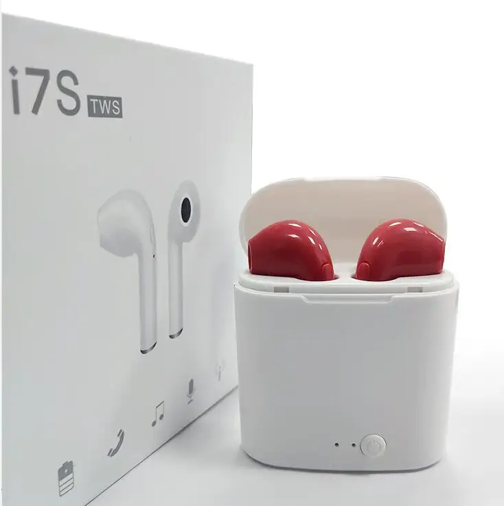 

Mangoman Bluetooth Earphones i7s Tws Mini Wireless Earbuds Sport Handsfree Earphone Cordless Headset with Charging Box earphone