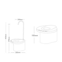 USB зарядка Электрический диспенсер для воды Портативный питьевой Диспенсер умный беспроводной Водяной насос оборудование для очистки воды