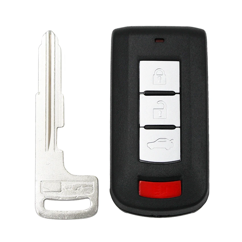 4 кнопки Smart keyless go вход дистанционный Автомобильный ключ для Mitsubishi Lancer Outlander Galant 315