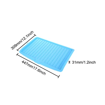 

Large Silicone Drying Mat Dish Drying Placemat Non-slip Table Placemat Silicone Counter Mat Glass Coaster Kitchen Tools