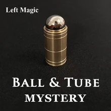 Мяч и трубка тайна(латунь) крупным планом магические трюки иллюзии трюк веселье магические шары подъемы падения сцена Волшебные волшебные игрушки