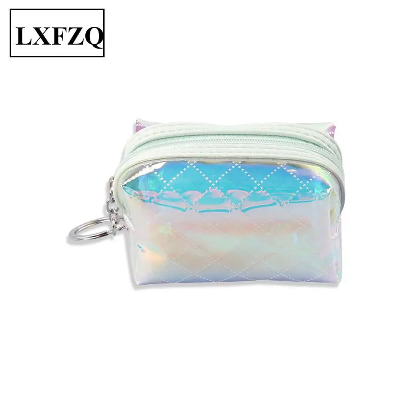 Голографический Кошелек для монет pochette porta moedas feminino, женские кошельки, Детский кошелек, Женская лазерная мини сумка, LXFZQ - Цвет: 12