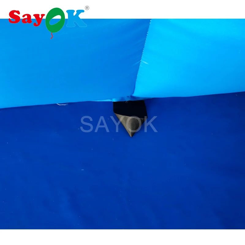5x4,5x3,5 м надувная водная горка для аквапарка, коммерческая надувная горка-батут с воздуходувкой