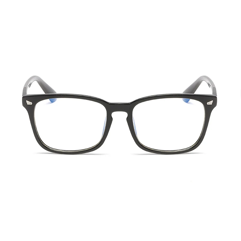 Голубые световые блокирующие очки для использования в компьютере, анти-УФ-фильтр для глаз, легкая оправа для очков, очки черные, мужские/женские glasse