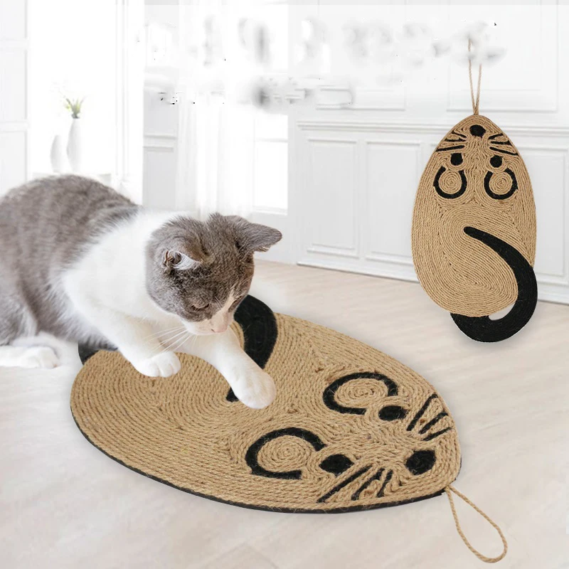 Когтеточка из сизаля для кошек доска коврик игрушка мягкая кровать забота о