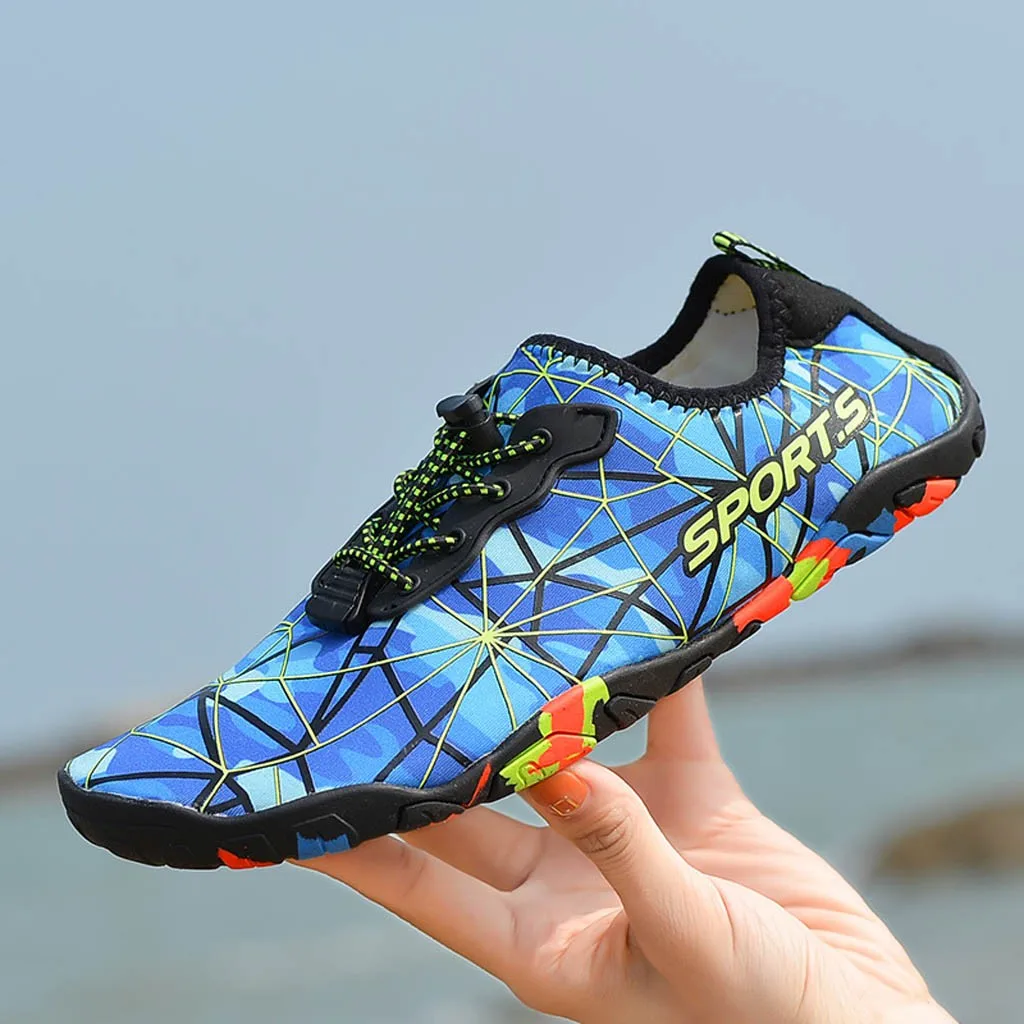 SAGACE/Мужская и женская пляжная дышащая обувь для подводного плавания; обувь для дайвинга; парная обувь для плавания; водонепроницаемая обувь; светильник с принтом
