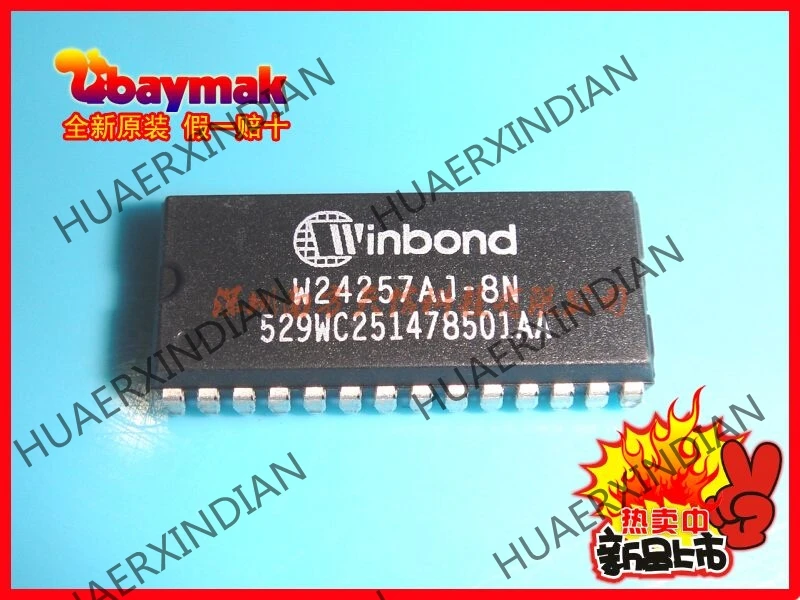 10 шт. и W24257AJ-8N W24257 SOJ28