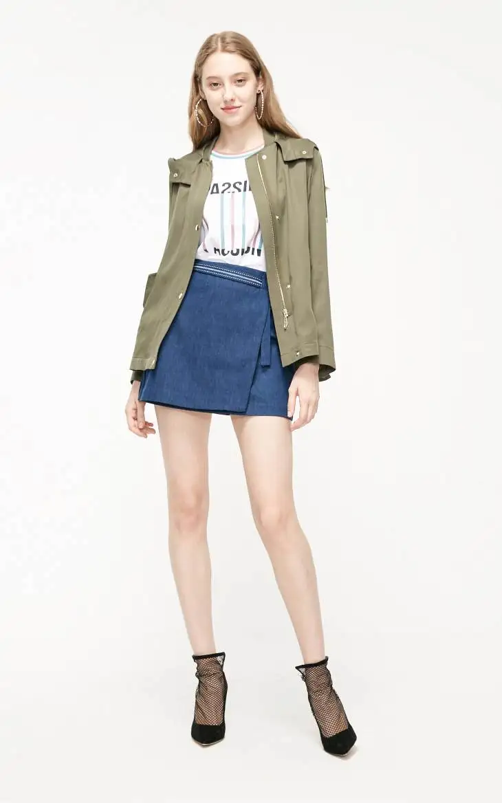 Vero Moda Женское пальто с капюшоном и оборками | 319117508