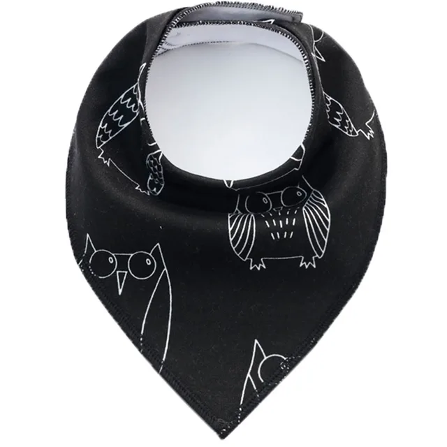 Baby Bibs Triangle scarf Cotton Cartoon Child Baberos Bandana Bib Babador Dribble Bibs Newborn Slabber Absorbent Cloth Bib B9