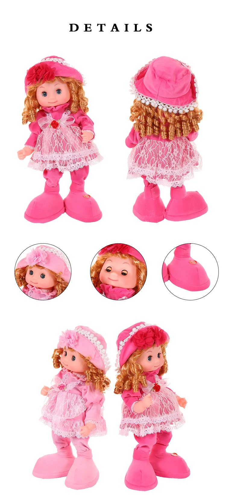 Танцевальная кукла для девочки, электронная кукла, свадебное платье, игрушка для девочки, кукла для малышей, детские игрушки для детей, развивающая игрушка