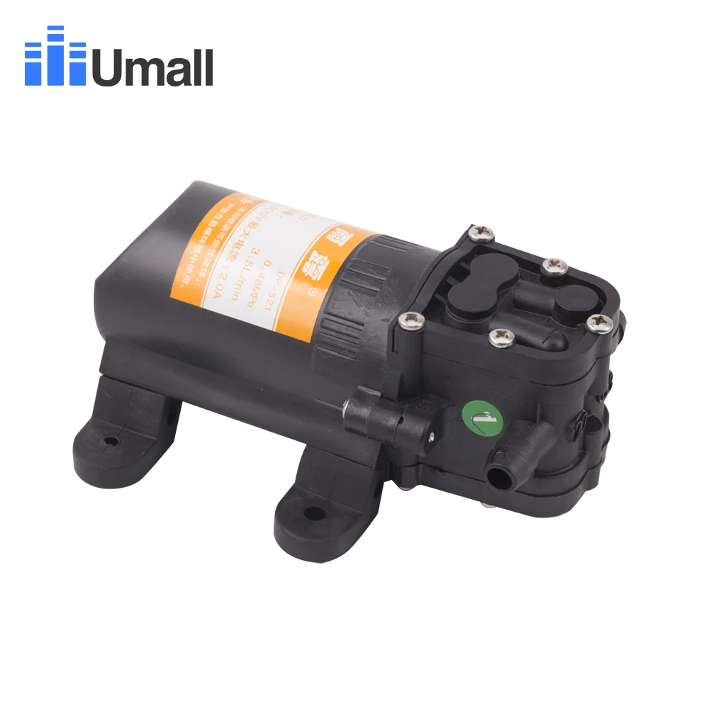 Прочный DC 12 В 70PSI 3.5L/мин сельскохозяйственный Электрический водяной насос черный мембранный распылитель воды высокого давления автомойка 12 В