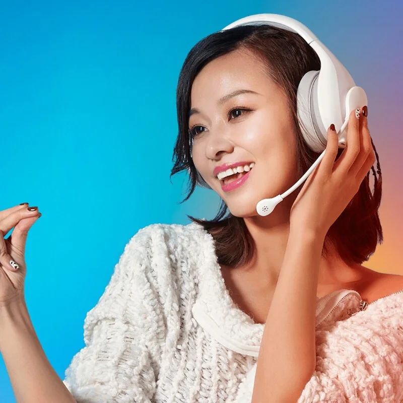 Original Xiaomi Head mounte Earphone K song Version MI Wireless and Wired Headset With Ear Return Headphones Microphone earphone