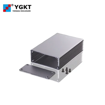 

J11 66W27H mm Circuit Board PCB Instrument Aluminum Cooling Box DIY Electronic Project Instrument Case