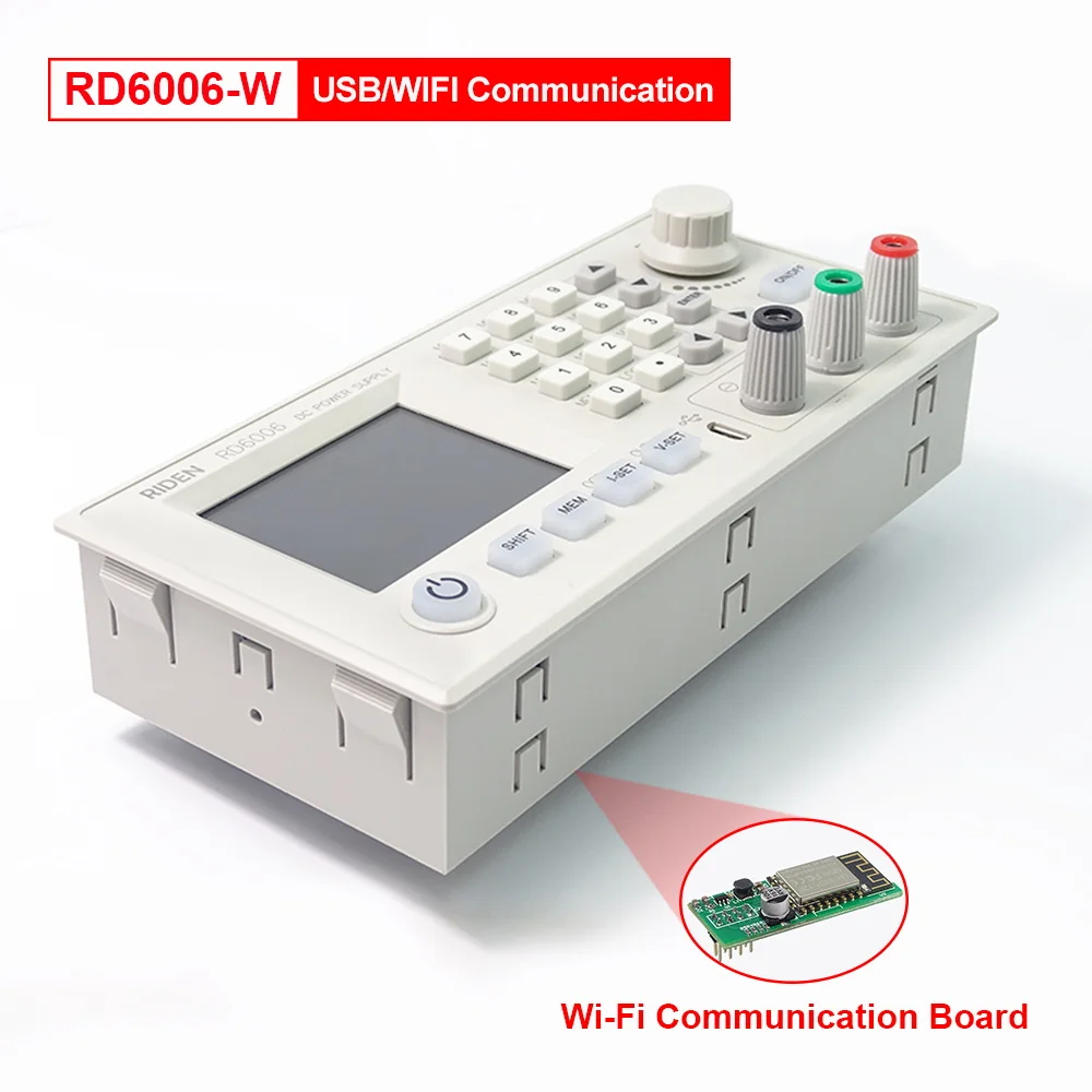 RD6006 RD6006W USB WI FI DC Напряжение текущий понижающий Питание конвертер Вольтметр 60V