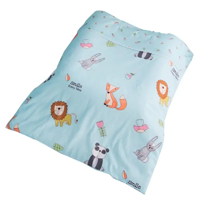 Одеяло для новорожденных с рисунком животных из мультфильмов для маленьких мальчиков и девочек, хлопок - Цвет: A2