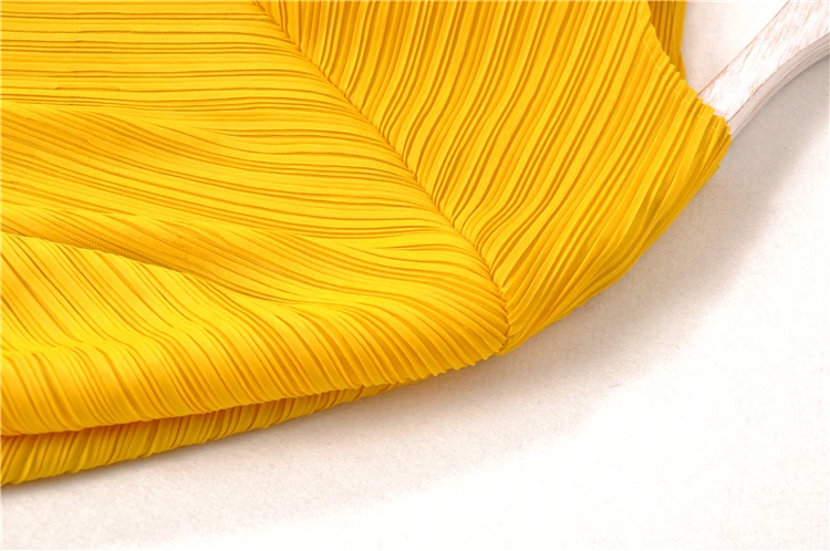 Горячая Miyake fold свободная модная дизайнерская футболка с рукавом летучая мышь и круглым вырезом Однотонная футболка