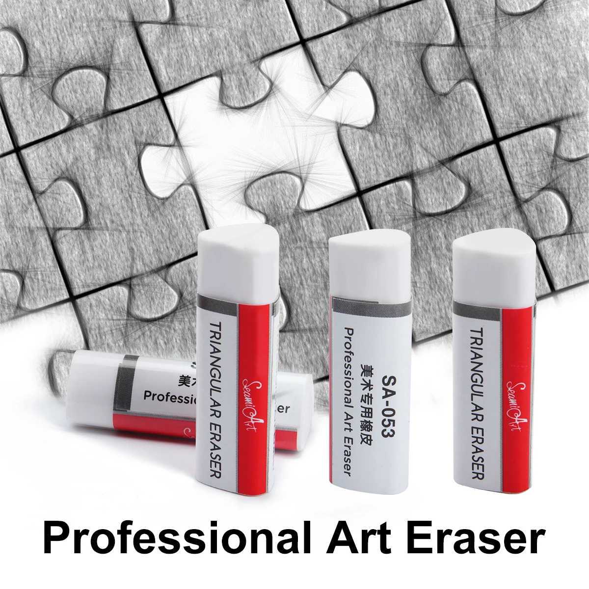 Pencil Eraser for Student Office School Writing Drawing 1pc