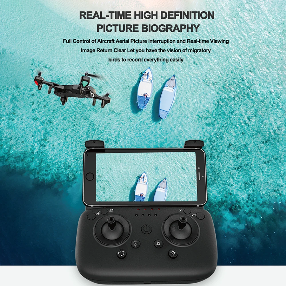 L103 Радиоуправляемый Дрон с камерой 1080P Wi-Fi FPV оптическое позиционирование потока Смарт следование жестов Фото складной Квадрокоптер