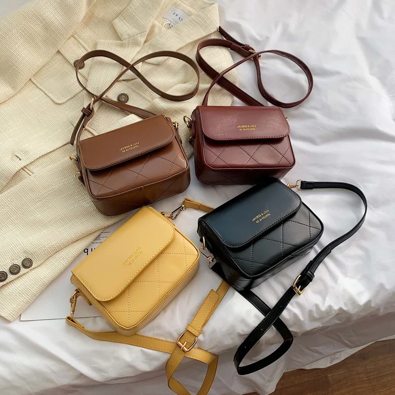 

Bags New Arrival Bag Women's 2019 Korean-style Fashion Rhombus Spiraea Square Sling Bag Mini Crossbody Bag