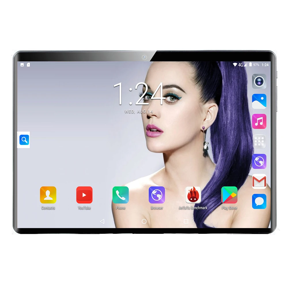 2020 android 8.0 tablet pc 10 núcleo 6g + 128gb tabuletas wifi bluetooth gps 4g telefone chamada dupla sim para homens e crianças presente