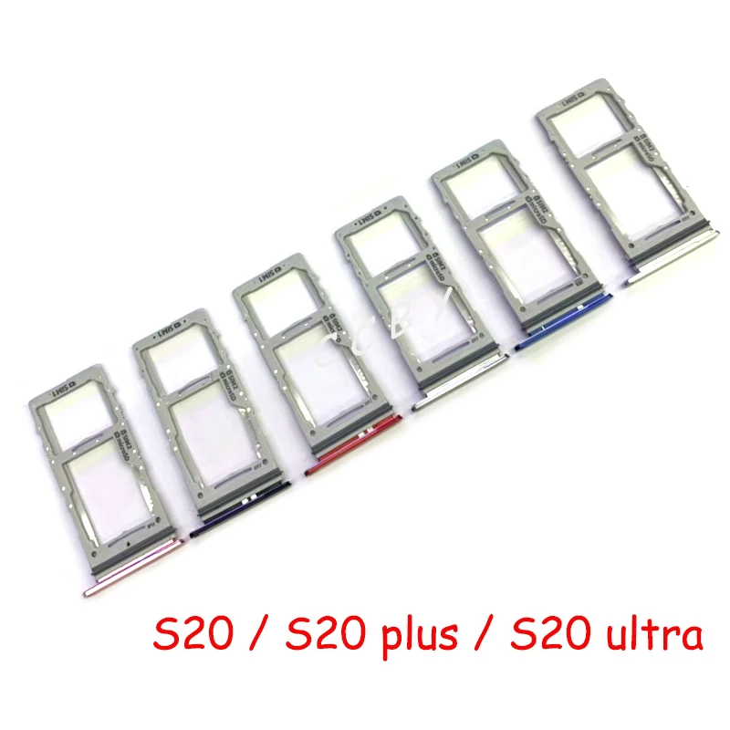 Soporte para Samsung Galaxy S20 S20 Plus, lector de tarjetas Ultra Sim, bandeja de tarjeta Sim Dual y única, adaptador de ranura