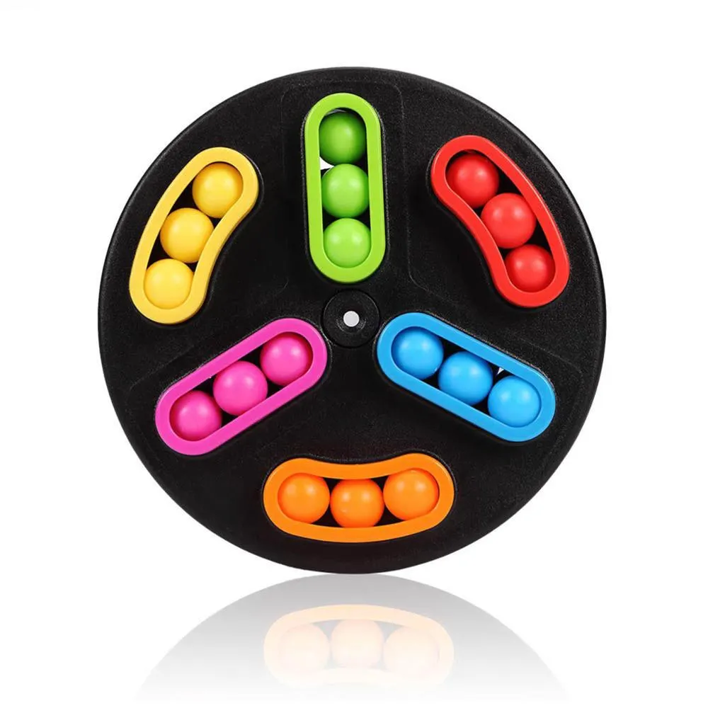 Handheld Mind Teaser Educational Magic Beans Spin Brain Training Brain Development Game Toys