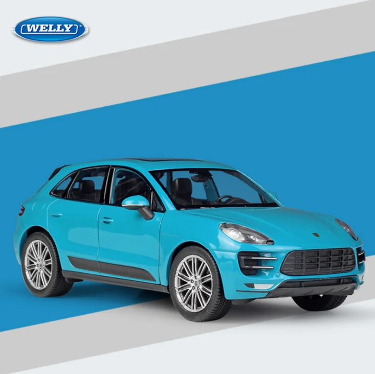 Модель автомобиля WELLY 1:24 Macan Cayenne Turbo литая металлическая Игрушечная машина