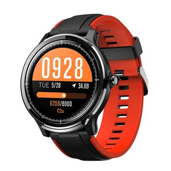 

Ip68 Waterproof Touch Circular Screen Watch Men Full Touch Round 250Mah 24-Hour Health Monitoring Real-Time Accurate Pedometer