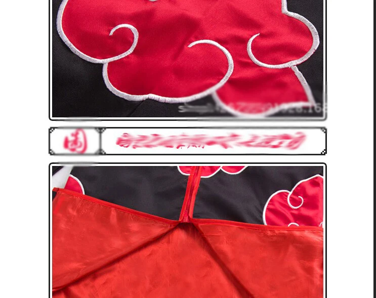 Горячая Распродажа Аниме Наруто Akatsuki/Учиха Итачи Косплей Хэллоуин Рождественская вечеринка костюм плащ накидка